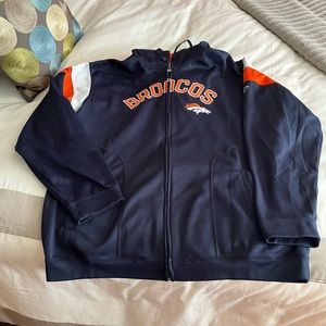 Broncos zip up with hood